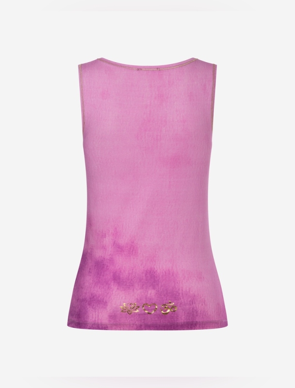 Yoga-Top &quote;Peace OM&quote; - viola