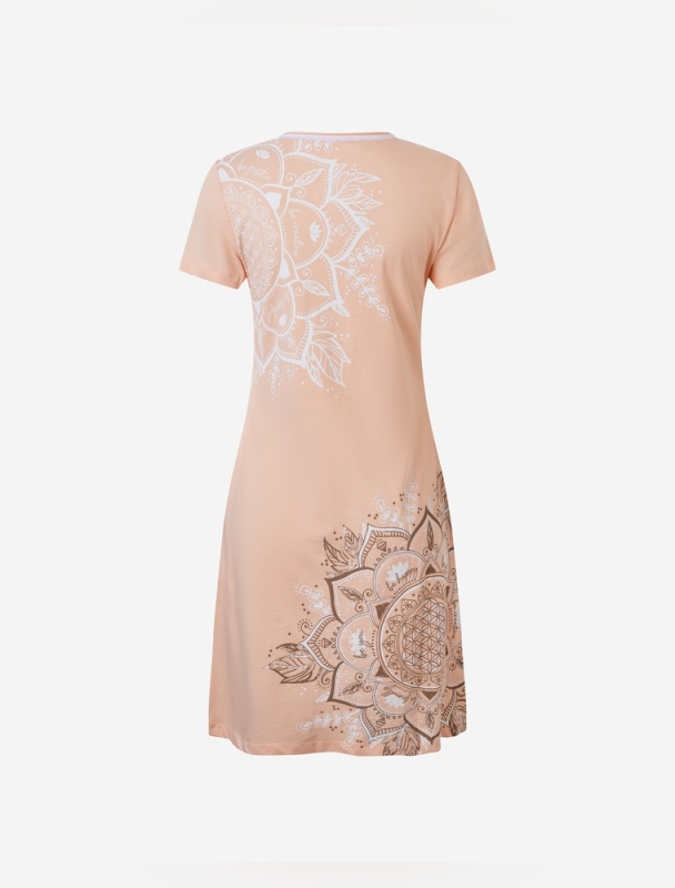 Nachthemd apricot