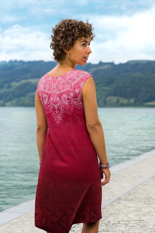 Kleid - himbeer
