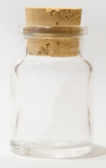 Glschen leer mit Naturkorken (50 ml)