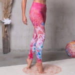 Yoga-Leggings Bravery pink/bunt
