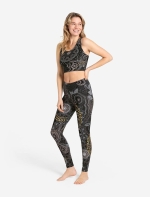 Yoga Bra Maui ohne Polster - schwarz-natur