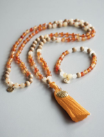 Mala-Kette - Carneol