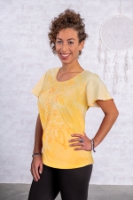 Shirt &quote;Summerfeeling&quote; - sonnengelb