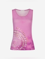 Yoga-Top &quote;Peace OM&quote; - viola