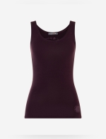 Top Bambus &quote;Blume des Lebens&quote; - aubergine