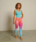 Yoga-Leggings &quote;Indian Spirit&quote; - pink-mango-blue